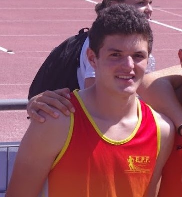 Maxime lors des championnats de France à Angers.